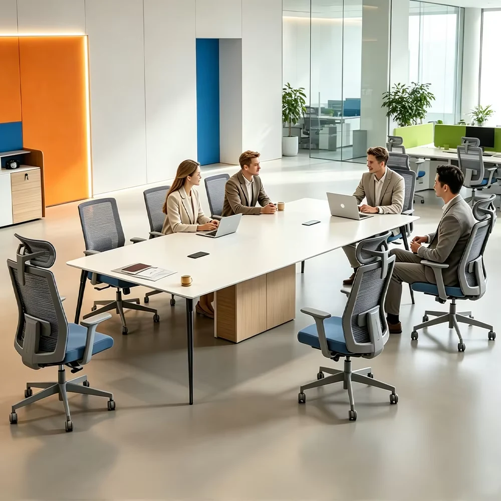 Corner Wood Commercial Table