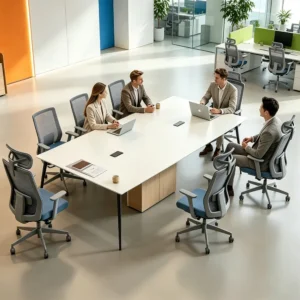 Corner Wood Commercial Table - image 2