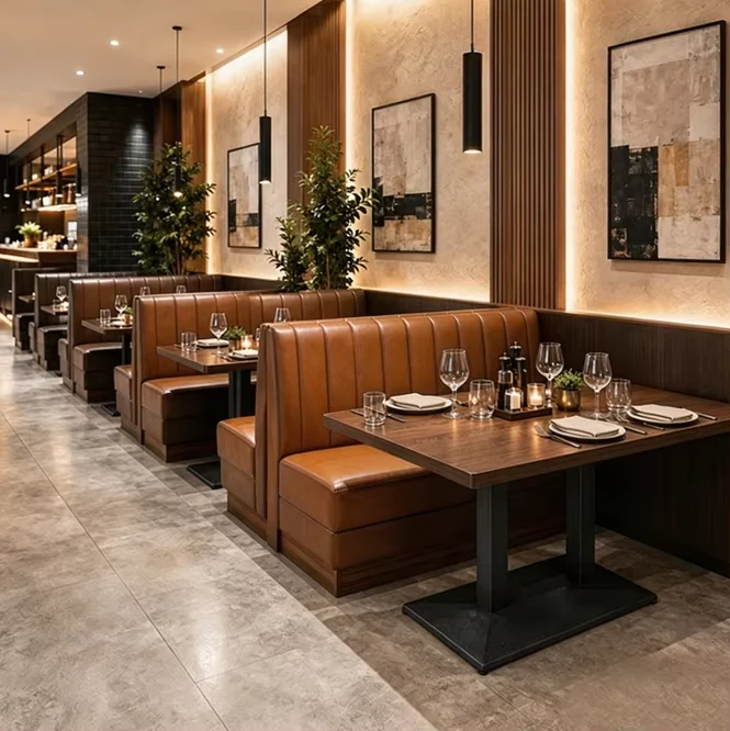 Leather Booth Seating