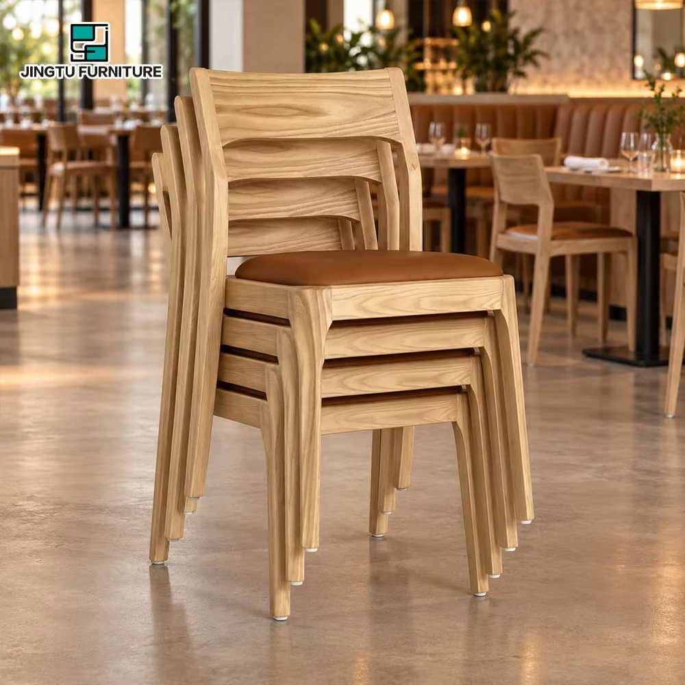 Stackable Wood Dining Chair