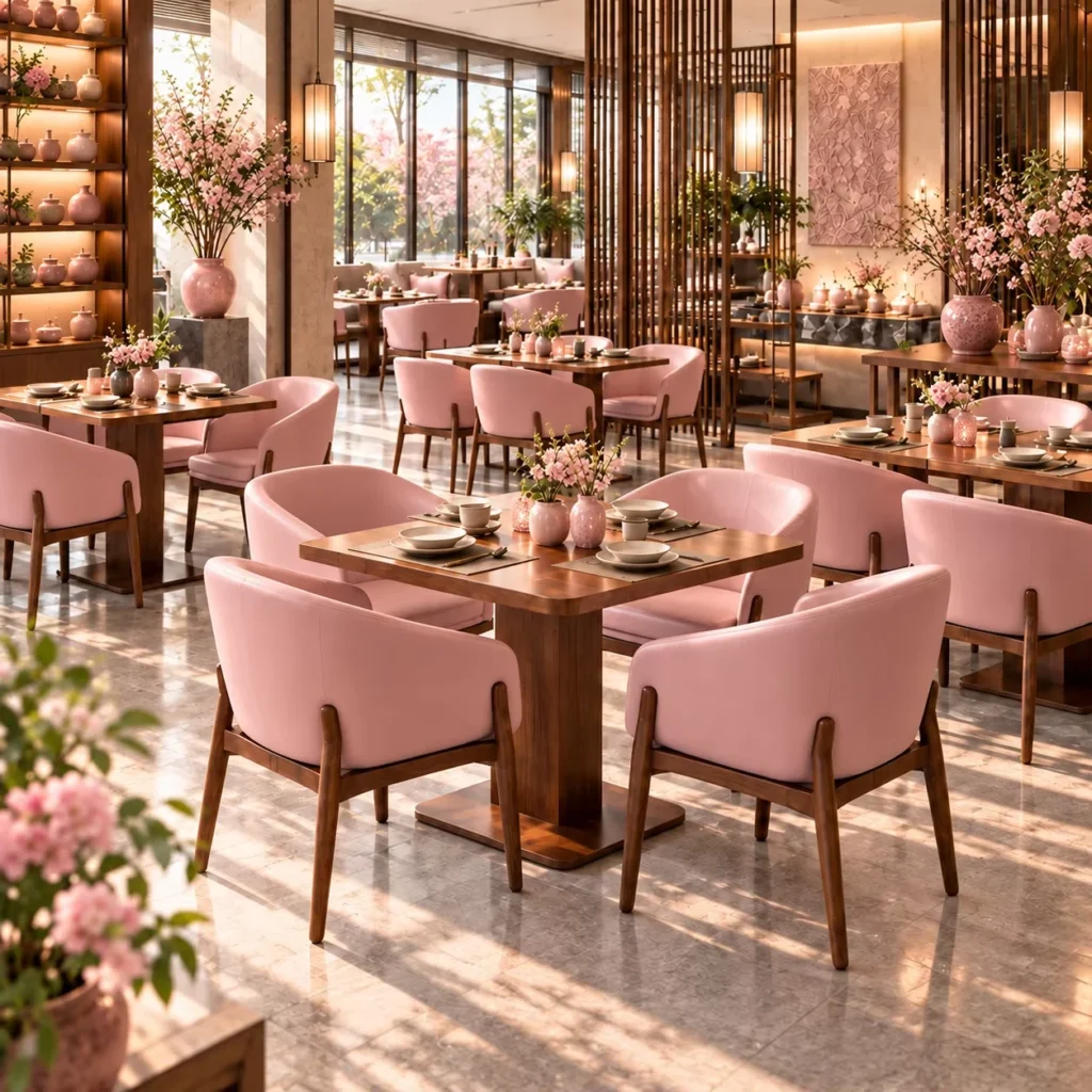 Restaurant Leather Commercial Furniture Set