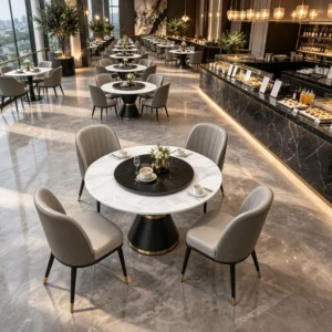 Marble-Top Luxury Dining Table - image 2