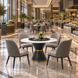 Marble-Top Luxury Dining Table - image 4