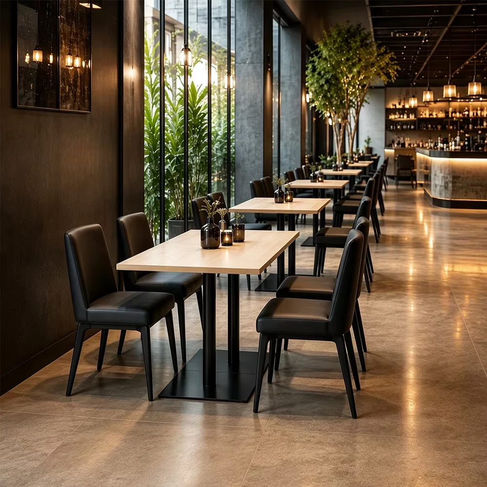 Pu Leather Dining Table