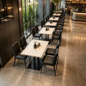 Pu Leather Dining Table - image 2