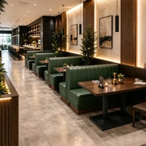 Leather Booth Seating - image 2