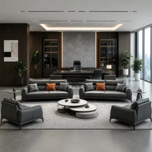 Leather Lounge Sofa - image 5