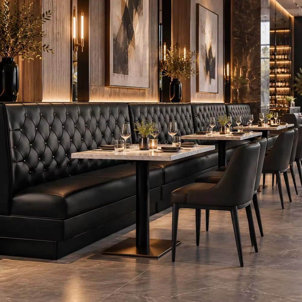 Wood Booth Seating