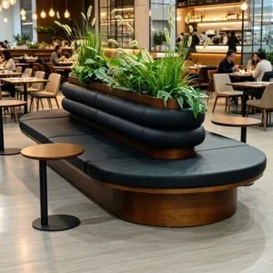 Leather Booth Seating - image 1