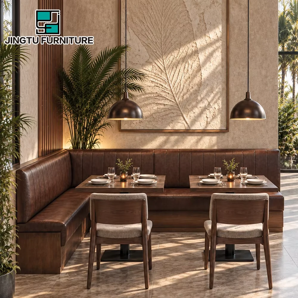 Pu Leather Booth Seating