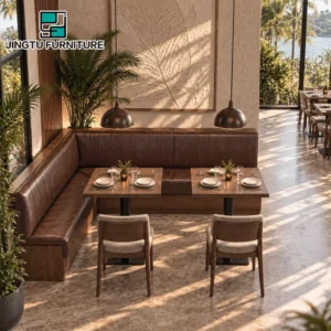Pu Leather Booth Seating - image 3