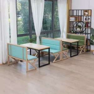 Restaurant Metal Commercial Furniture Set - image 1
