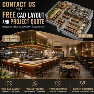 Restaurant Metal Commercial Furniture Set - image 5