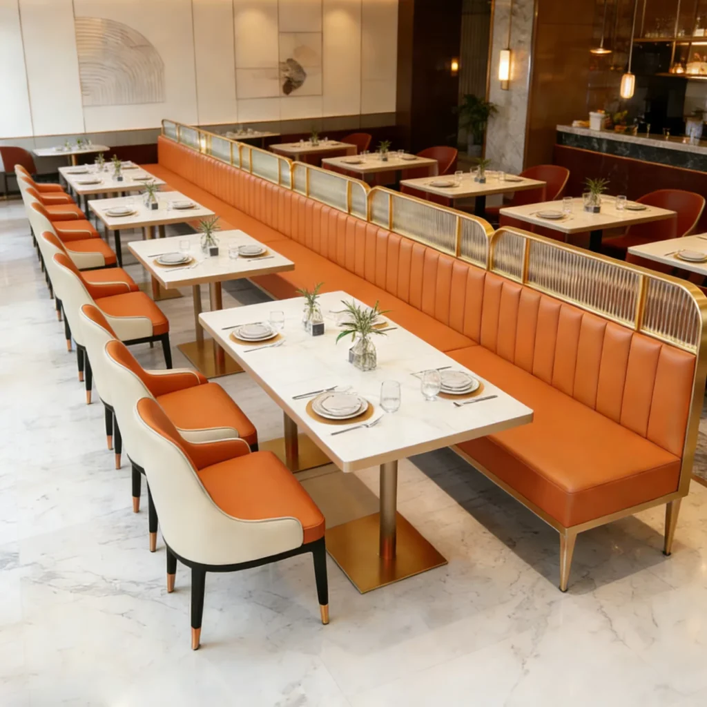 Metal Booth Seating