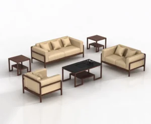 Leather Lounge Sofa - image 2