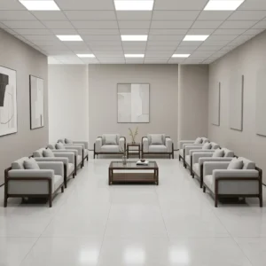 Leather Lounge Sofa - image 3