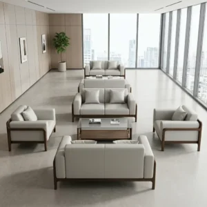 Leather Lounge Sofa - image 6