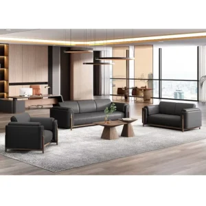 Leather Lounge Sofa - image 1