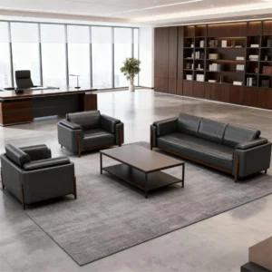 Leather Lounge Sofa - image 2