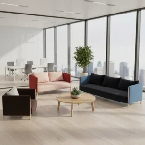 Wood Lounge Sofa - image 3