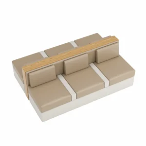 Wood Lounge Sofa - image 3