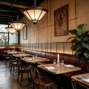 Restaurant Custom Commercial Furniture Set - image 2