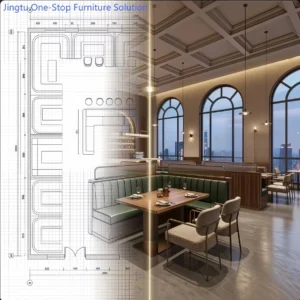 Restaurant Custom Commercial Furniture Set - image 3