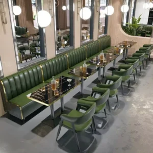 Leather Booth Seating - image 1