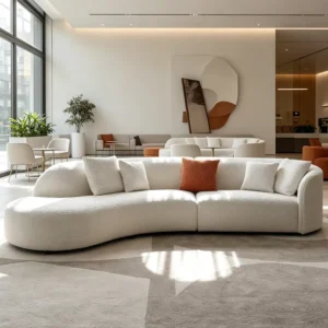 Modular Fabric Lounge Sofa - image 5