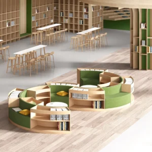 Wood Lounge Sofa - image 1