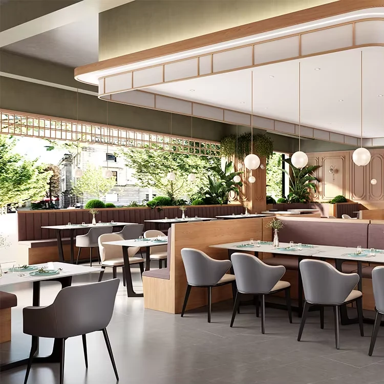 Wood Booth Seating