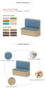 Wood Booth Seating - image 2