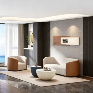 Wood Lounge Sofa - image 2