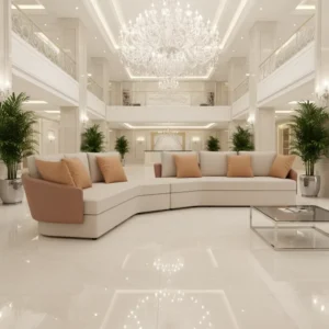 Modular Fabric Lounge Sofa - image 1