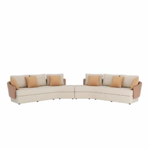 Modular Fabric Lounge Sofa - image 3