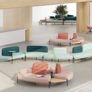 Modular Fabric Lounge Sofa - image 1