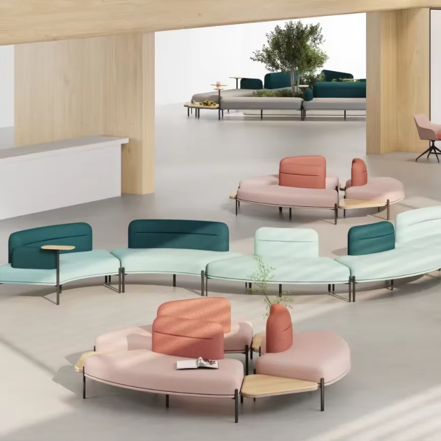 Modular Fabric Lounge Sofa