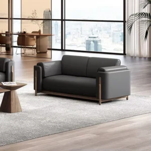 Leather Lounge Sofa - image 1