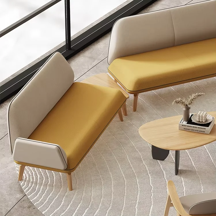 Solid Wood Lounge Sofa